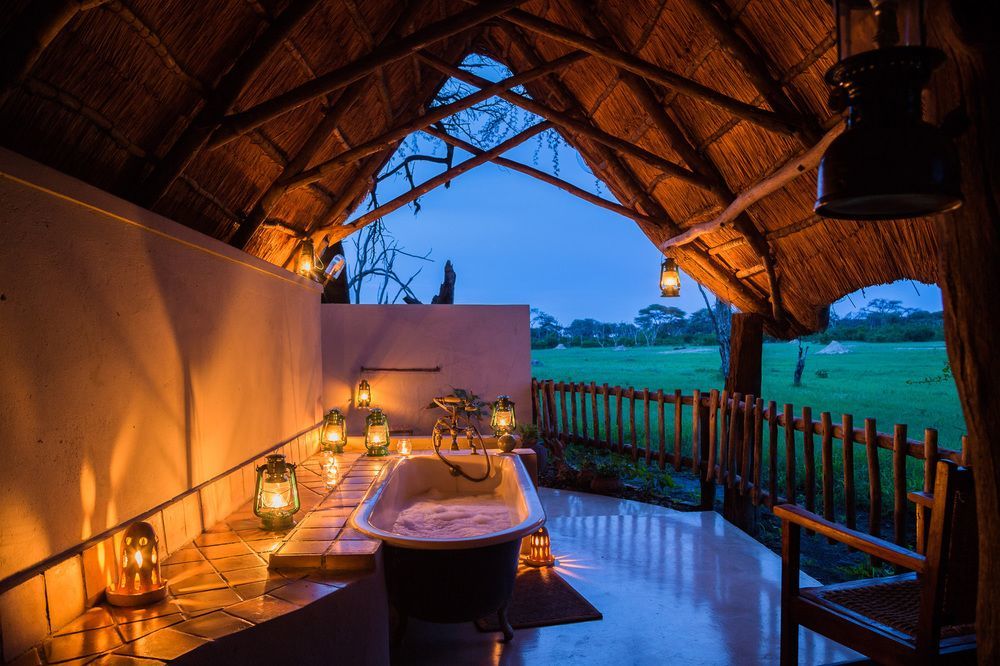 The Hide Safari Camp Hotell Dete Exteriör bild