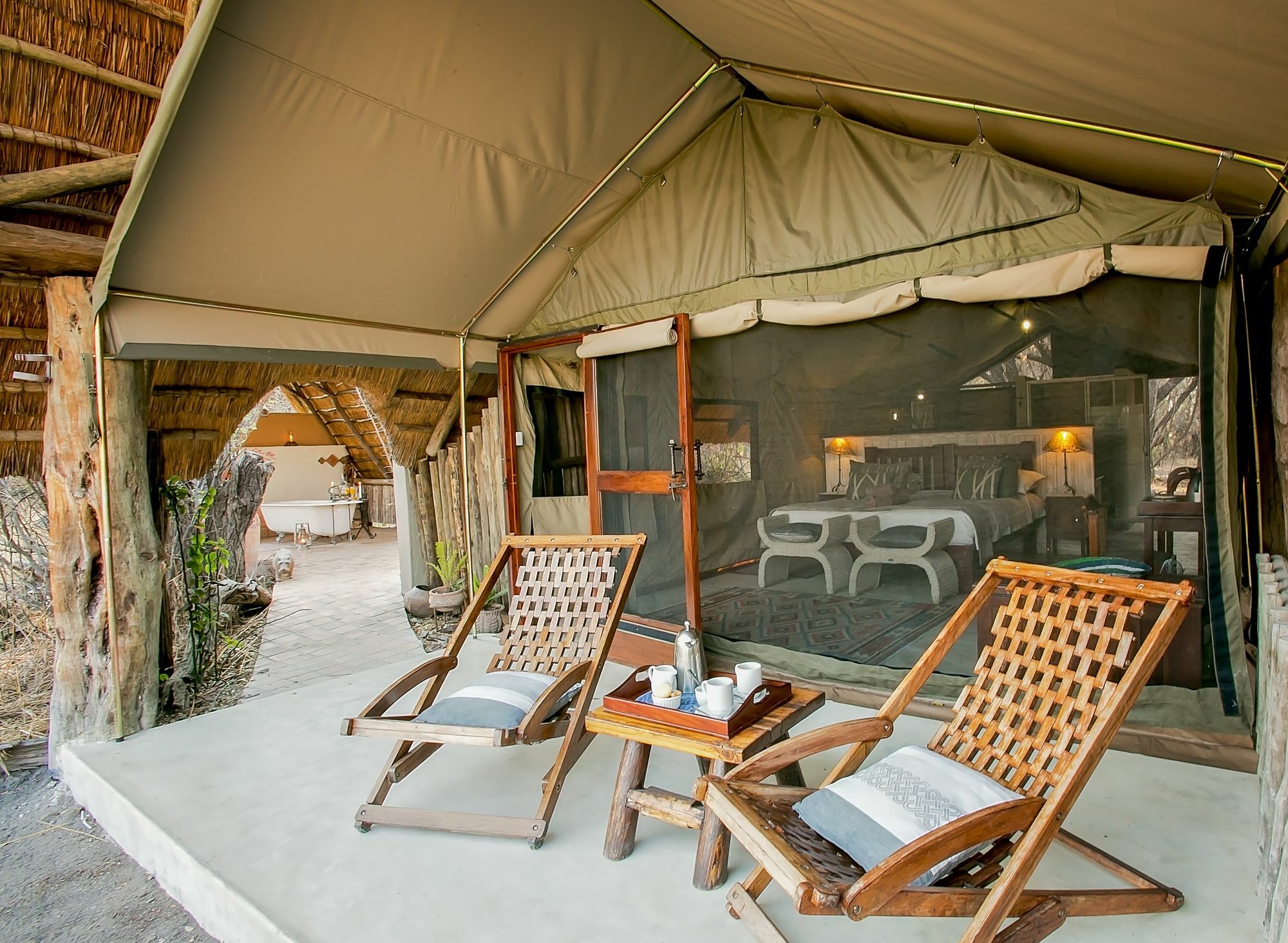 The Hide Safari Camp Hotell Dete Exteriör bild